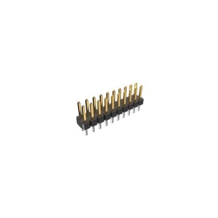 Fci Board Connector, 6 Contact(S), 2 Row(S), Male, Straight, 0.1 Inch Pitch, Solder Terminal 67996-106HLF